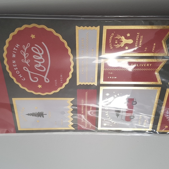 🎅🏼 100 Stickers Gift Tags (10 Sheets) - Picture 17 of 17